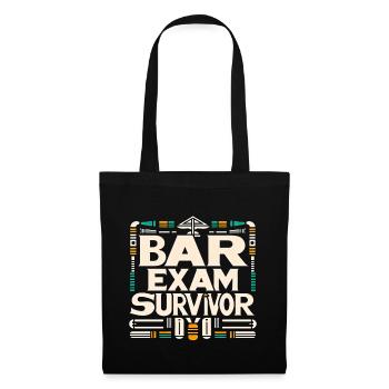 Survivant de l’examen du barreau 13 - Sac en tissu - noir - Devant