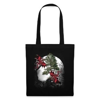Dragon Dragon Fable Medieval Fairy Tale Myth - Tote Bag - black - Front