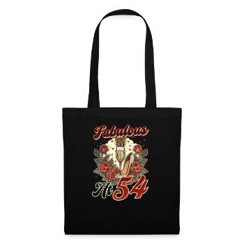 54e anniversaire Fabuleux à 54 ans - Sac en tissu - noir - Devant