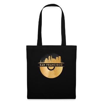 Vinyl Record Disco Music - Tote Bag - black - Front