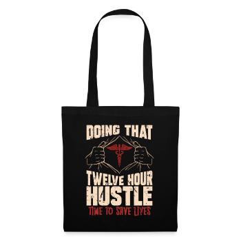 Geriatric Nurse Doing That Twelve Hour Caregiver - Tote Bag - black - Front
