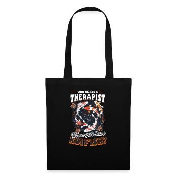 Koi Fish Therapist When You Have Koi Fish? - Tote Bag - black - Front