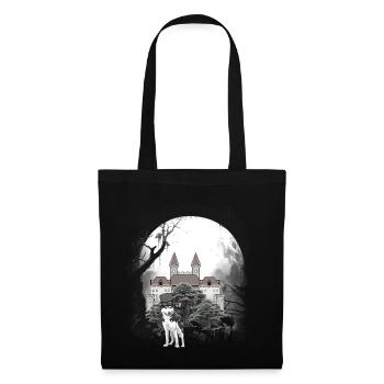 Medieval Castle Forest Wolves Fairy Tale Wehrwolf - Tote Bag - black - Front