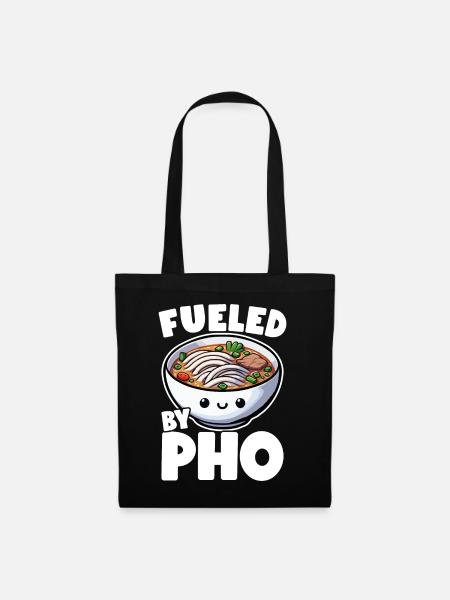 Pho Vietnamesisches Essen Vietnam Pho - Stoffbeutel - Schwarz