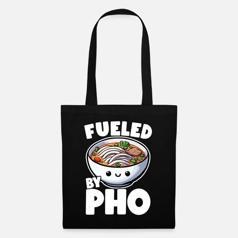 Pho Vietnamesisches Essen Vietnam Pho - Stoffbeutel - Schwarz