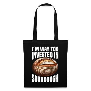 Sourdough Bread Bread Baking Sourdough Starter - Tote Bag - black - Front