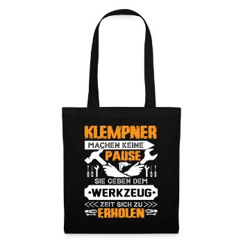 Plumbers don't take a break - Tote Bag - black - Front