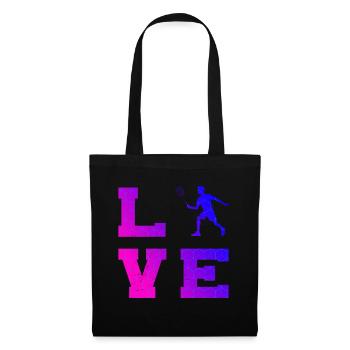 Squash Badminton Players Badminton Men Women - Tote Bag - black - Front
