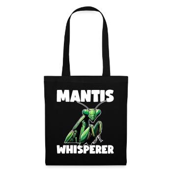 Mante religieuse Entomologie des insectes Entomologiste - Sac en tissu - noir - Devant