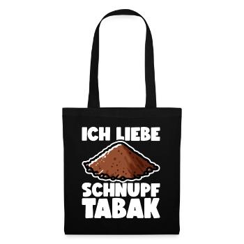 Schnupftabak - Stoffbeutel - Schwarz - Vorne