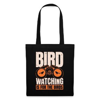 Bird Watching It's For The Bird Lover Ornithology - Tote Bag - black - Front