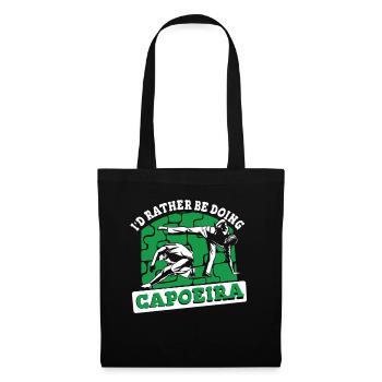 Je préfère faire de la capoeira capoeirista ginga - Sac en tissu - noir - Devant