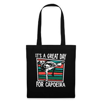C’est un grand jour pour la Capoeira Capoeirista Ginga - Sac en tissu - noir - Devant