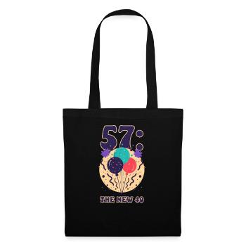 57th Birthday 57: The New 40 - Tote Bag - black - Front