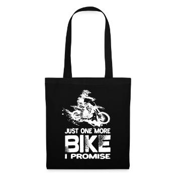 Juste une moto de plus que je promets moto de motocross - Sac en tissu - noir - Devant