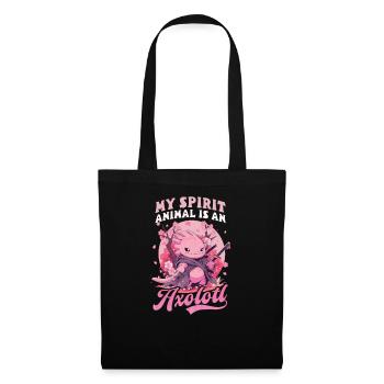 Axolotl My Animal Is Axolotl - Tote Bag - black - Front