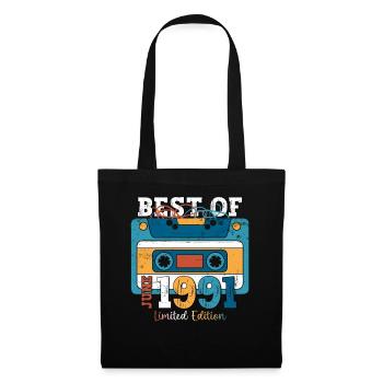 Cassette June 1991 Vintage 1991 Birthday 1991 - Tote Bag - black - Front