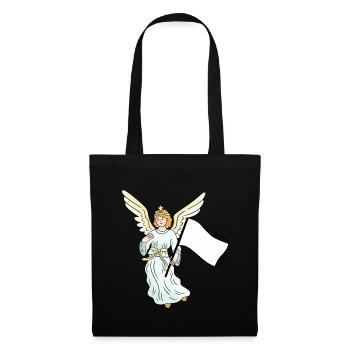 Angel World Peace Flag Peace - Tote Bag - black - Front
