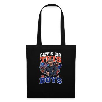 4 juillet Entraîneur de football Do This Boys - Sac en tissu - noir - Devant