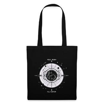 You Push I'll Catch 14 - Tote Bag - black - Front