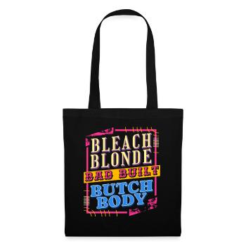 Retro-Design: Strandblond, Schlecht Gebaut – - Stoffbeutel - Schwarz - Vorne
