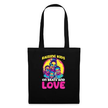 EDM Rave Mom Raising Kids on Beats and Love - Tote Bag - black - Front
