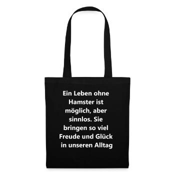 Hamster Happiness Gift Set - Tote Bag - black - Front
