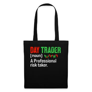Day Trader Funny Definition Candlestick - Tote Bag - black - Front