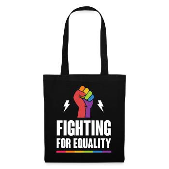 LGBTQ Pride Month - Fighting for Equality - Tote Bag - black - Front