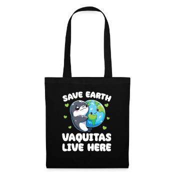Save the Earth Californian porpoises are alive - Tote Bag - black - Front