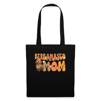 Bergamo Shepherd Dog Groovy Bergamasco Mom - Tote Bag - black - Front