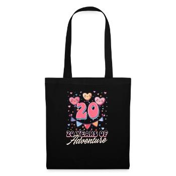 20 ans 20 ans d’aventure - Sac en tissu - noir - Devant