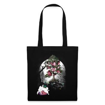 Bunny Bunnies Forest Animals Forest Nature Nature Lover - Tote Bag - black - Front
