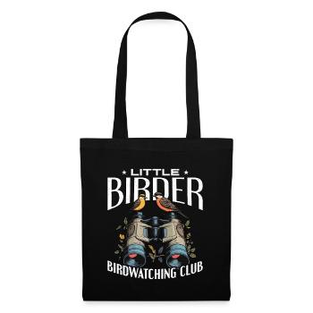Birdwatching Little Birder Birdwatching Birding - Tote Bag - black - Front