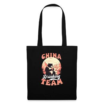 Chinese China Drinking Team - Tote Bag - black - Front