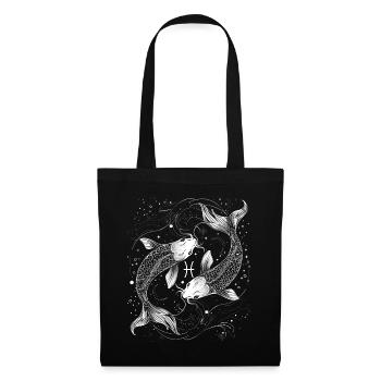 Pisces Zodiac Symbol Pisces Astrology - Tote Bag - black - Front
