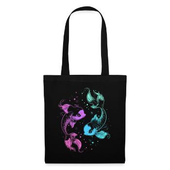 Pisces Zodiac Sign Pisces Astrology Symbol - Tote Bag - black - Front