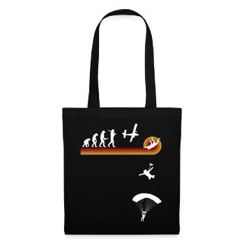 Skydive Freefly Fallschirmspringer Shirt Skydiving - Tote Bag - black - Front