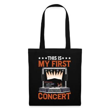 C’est mon premier concert 85 - Sac en tissu - noir - Devant