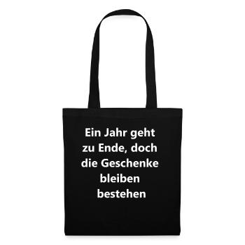 New Year's Eve gift for the whole family - Tote Bag - black - Front