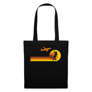 Planespotter Photographer 70s Vintage - Tote Bag - black - Front
