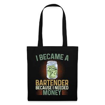 Bartender Mixologist I Became A - Tote Bag - black - Front