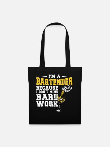 Bartender Mixologist I'm A - Stoffbeutel - Schwarz