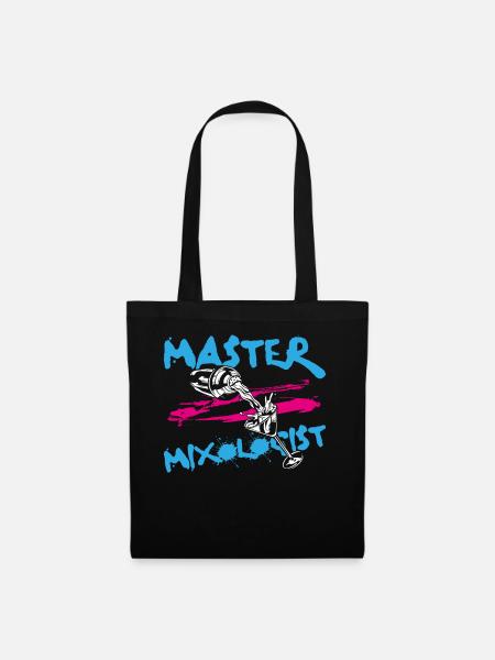 Bartender Mixologist Master - Stoffbeutel - Schwarz