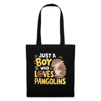 Just A Boy Who Loves Pangolins Nocturnal Mammals - Tote Bag - black - Front
