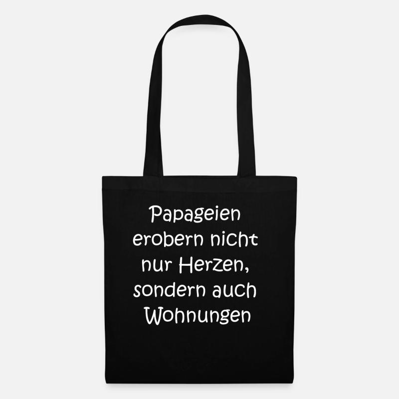 Wohnungs-Deko-Geschenk - Stoffbeutel - Schwarz