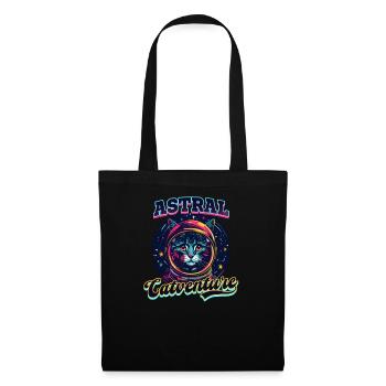 Chat Astronaute Astral Catventure - Sac en tissu - noir - Devant