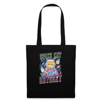 Cat Astronaut Space Cat Odyssey - Tote Bag - black - Front