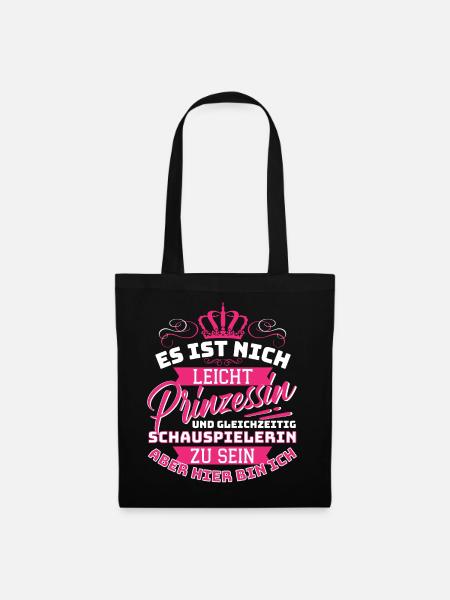 Princess & Actress - Here I Am! - Tote Bag - black