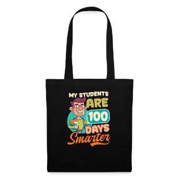 100 Days Of School Teacher Students 100 Days Smart - Tote Bag - black - Front